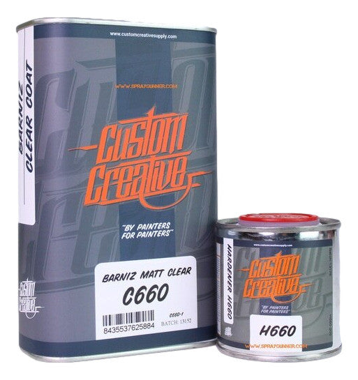 Custom Creative Matte Clear C660 with H660 Hardener