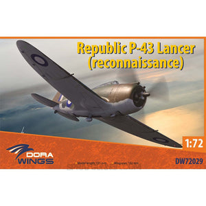 1/72 Republic P-43 Lancer (Reconnaissance) Model Kit Dora Wings
