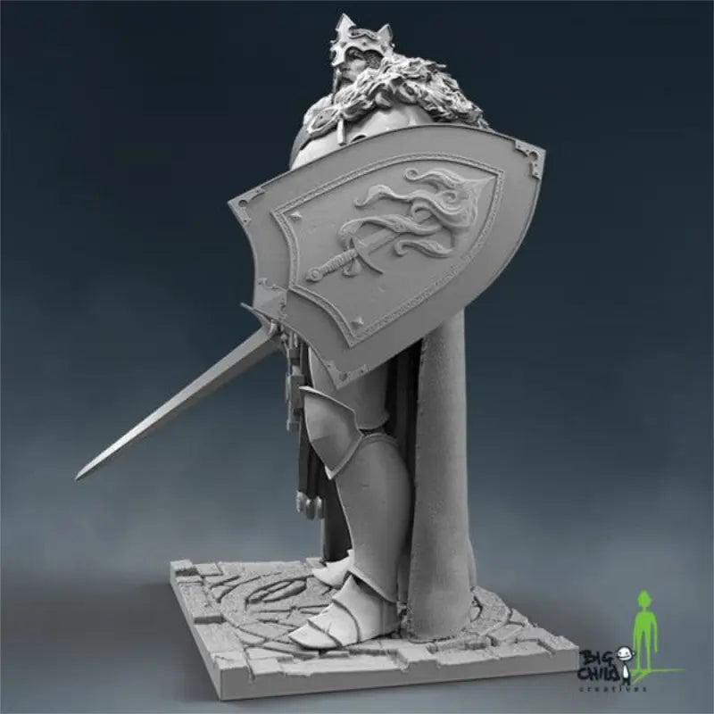 Echoes of Camelot King Arthur Pendragon 75mm Model Kit - SprayGunner