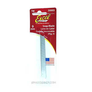 Excel Snap-off Light Duty Blades 5pcs Excel Hobby Blades