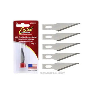 Excel #11 Double Honed Blades 5pcs Excel Hobby Blades