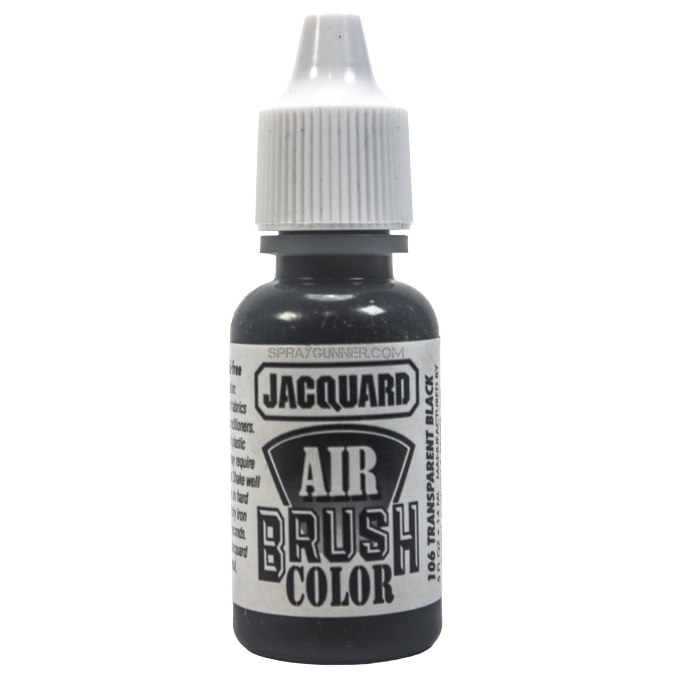 Jacquard Airbrush Color Transparent Black 1/2 Oz