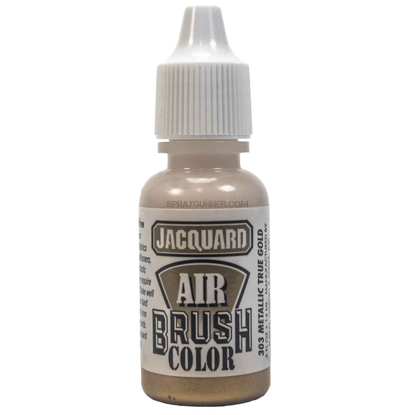Jacquard Airbrush Color Metallic True Gold 1/2 Oz