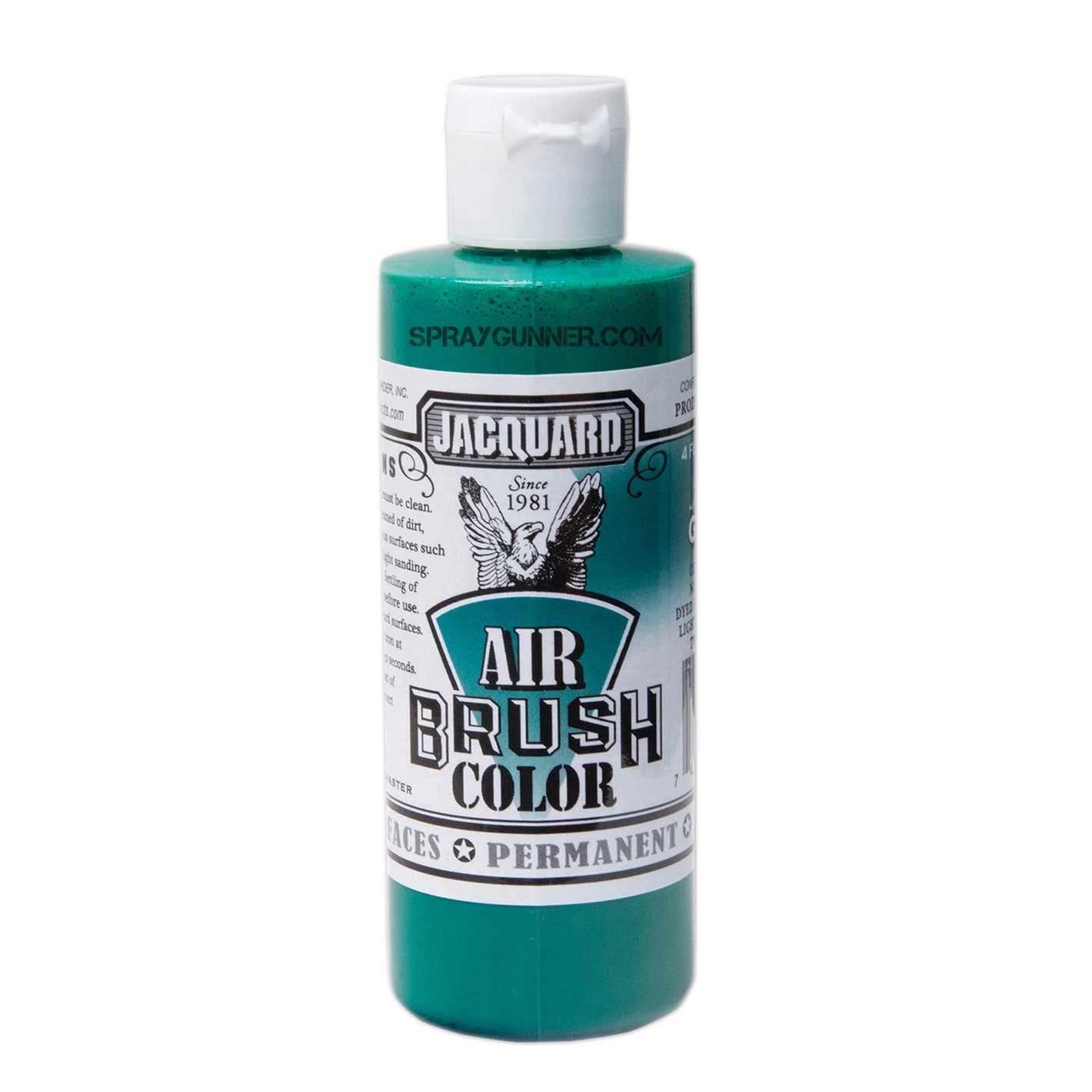 Jacquard Airbrush Color Transparent Green 4 oz - SprayGunner