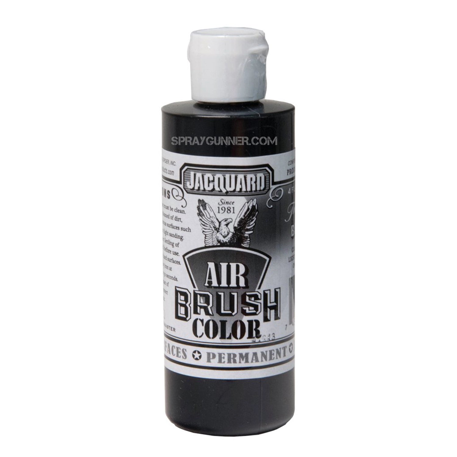 Jacquard Airbrush Color Transparent Black 4 oz - SprayGunner
