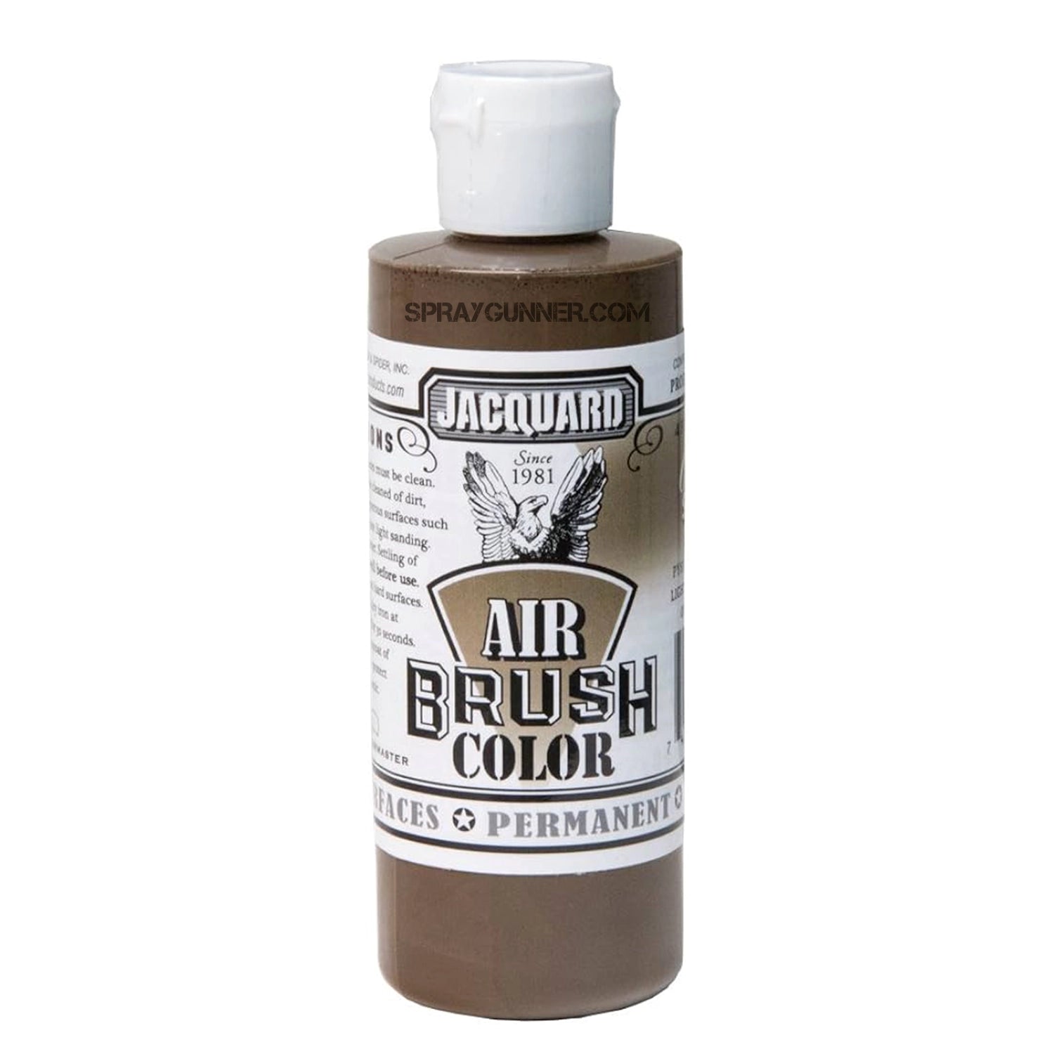 Jacquard Airbrush Color Opaque Sepia 4 oz - SprayGunner