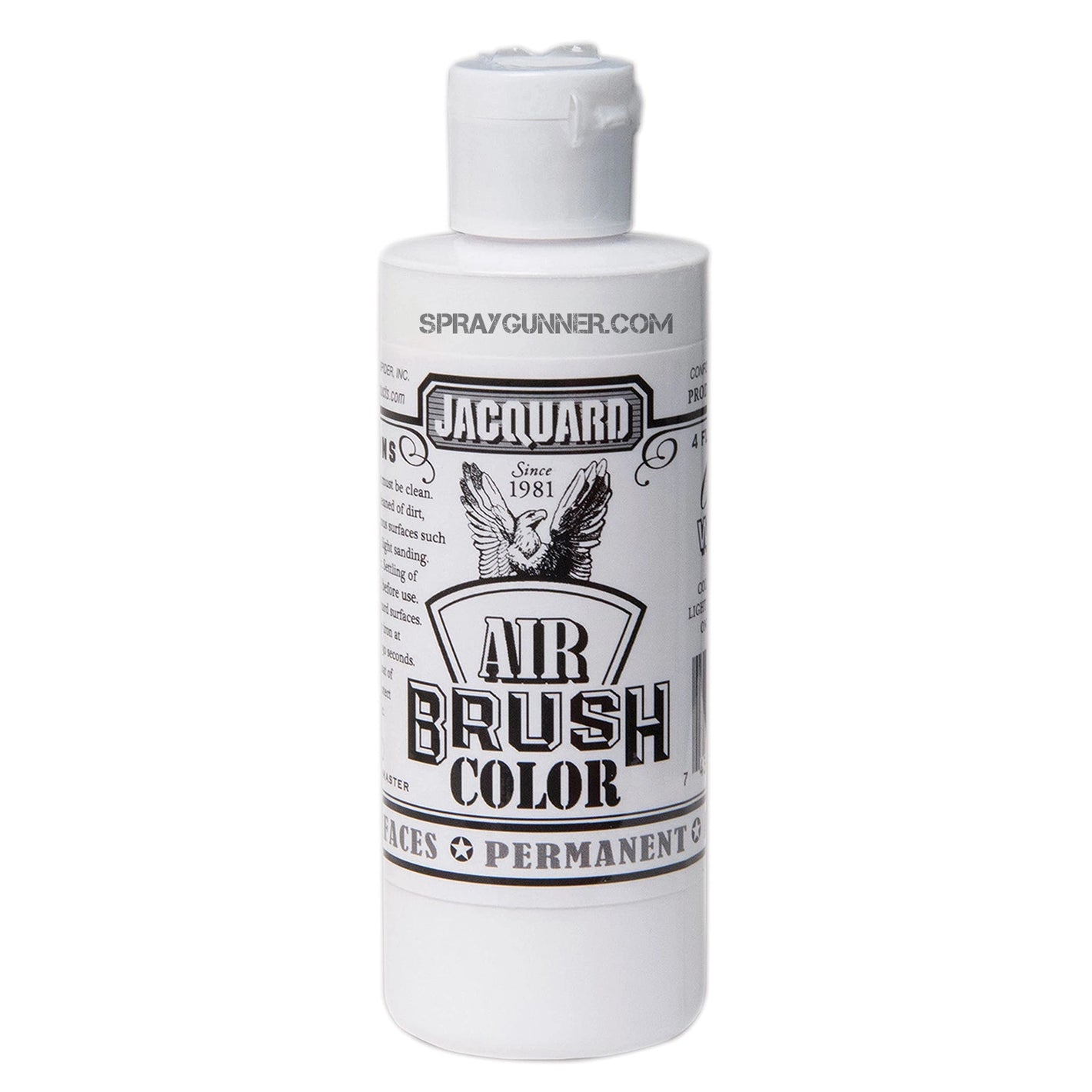 Jacquard Airbrush Color Opaque White 4 oz - SprayGunner
