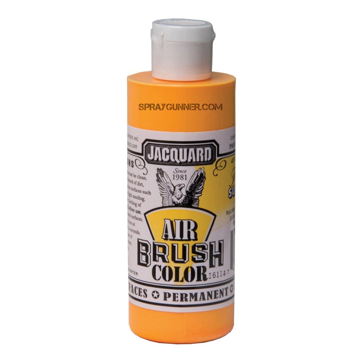 Jacquard Airbrush Color Fluorescent Sunburst 4 oz - SprayGunner