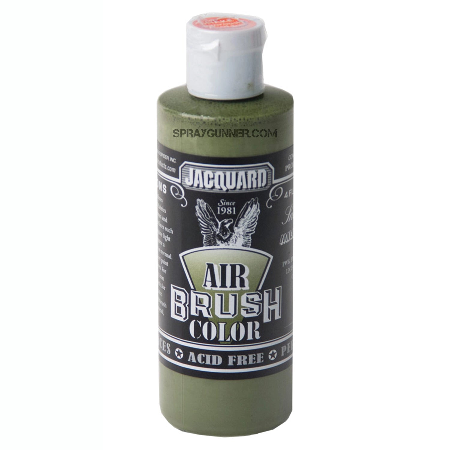 Jacquard Airbrush Color Sneaker Series Military Green 4 oz - SprayGunner