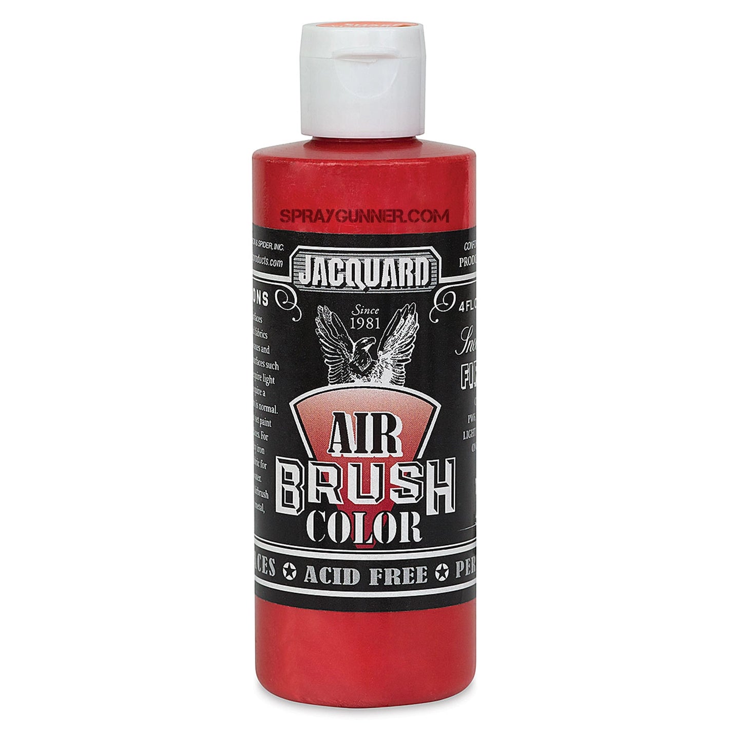 Jacquard Airbrush Color Sneaker Series Fire Red 4 oz - SprayGunner