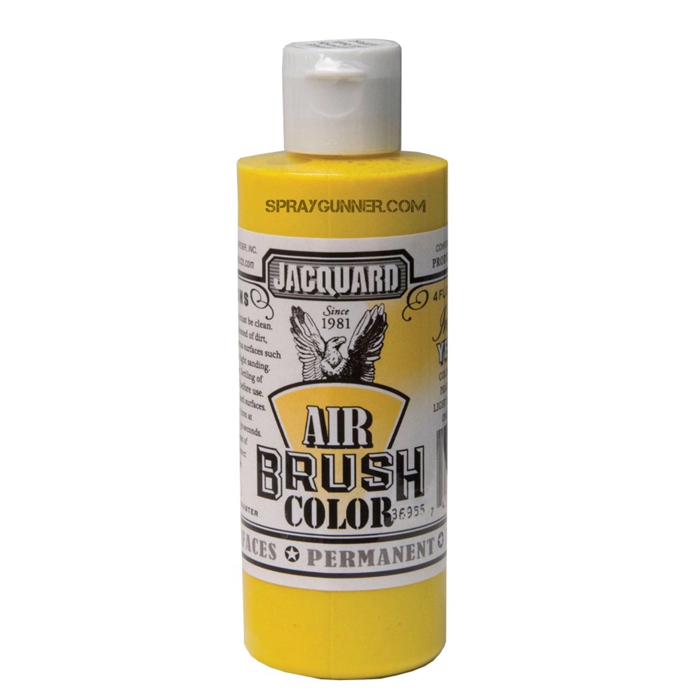 Jacquard Airbrush Color Iridescent Yellow 4 oz - SprayGunner