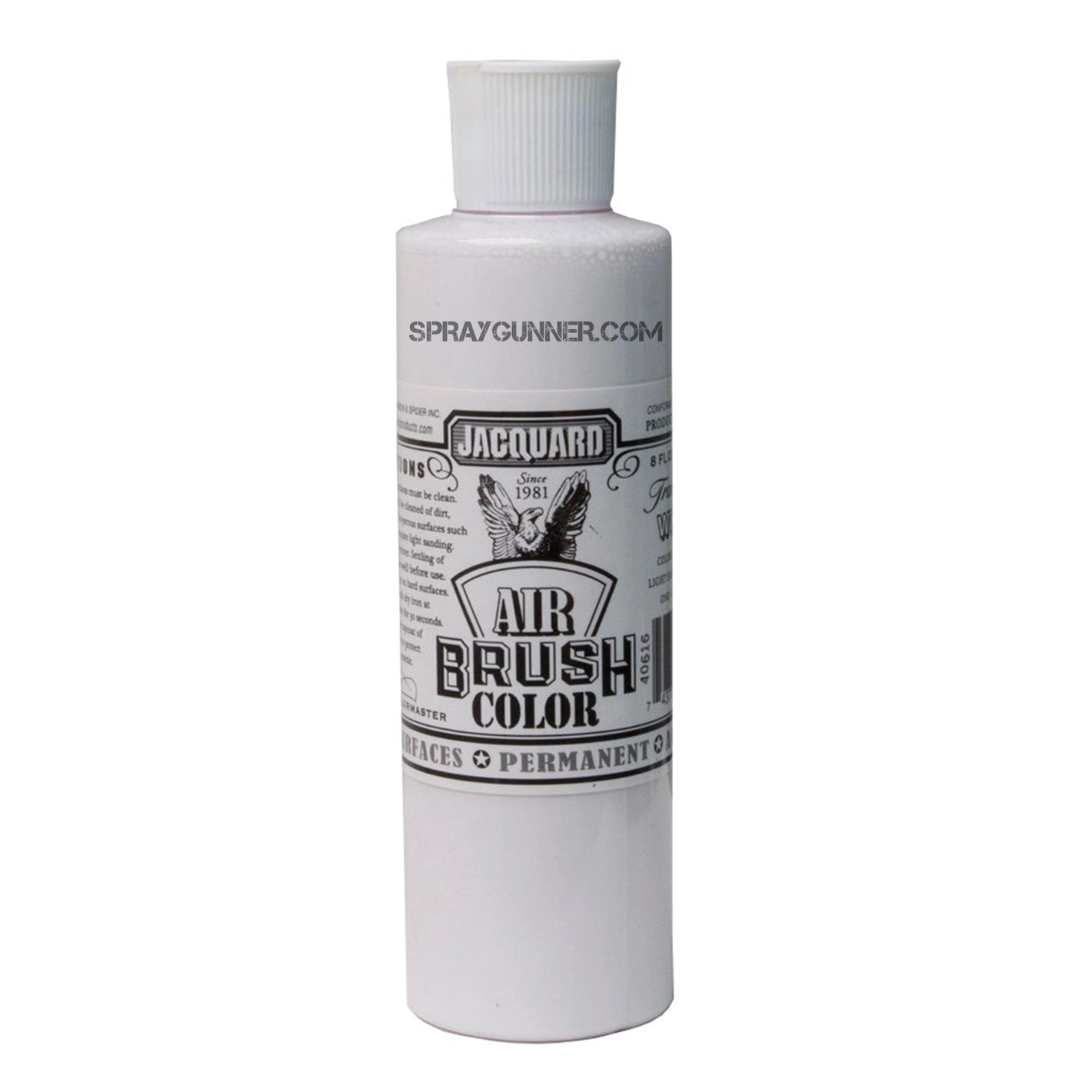 Jacquard Airbrush Color Transparent White 8 oz - SprayGunner