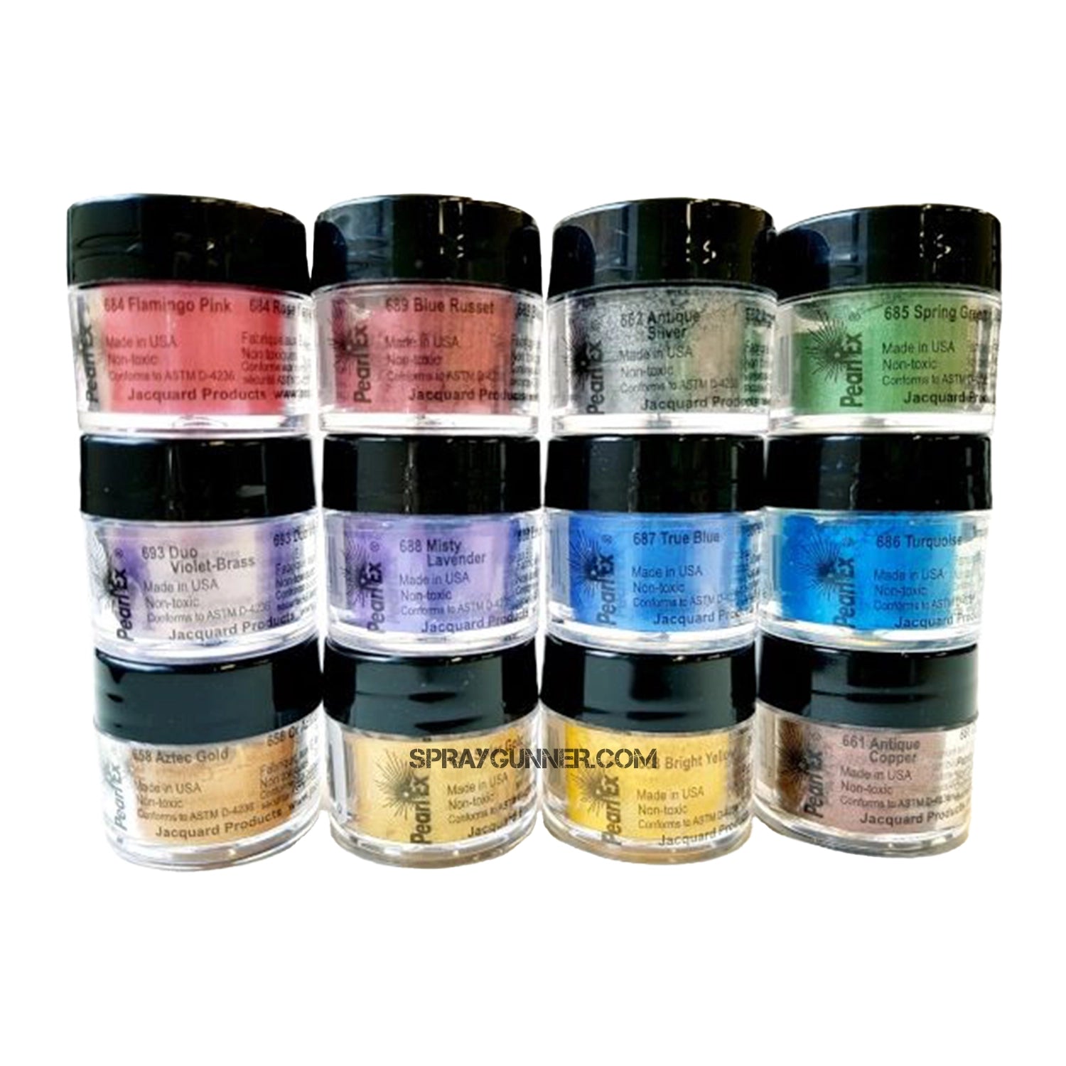 Jacquard Pearl Ex Powdered Pigment Set Series 2 - SprayGunner