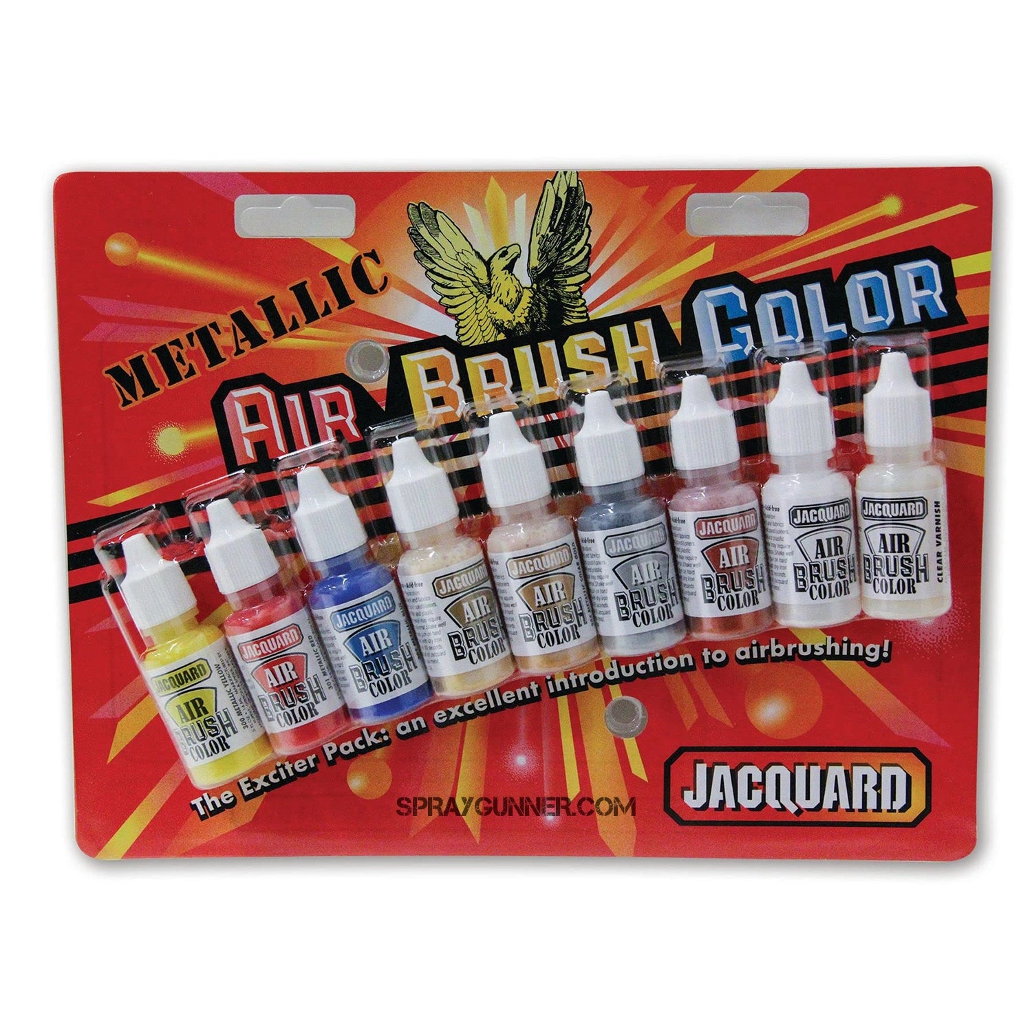 Jacquard Airbrush Color Metallic Exciter Pack - SprayGunner
