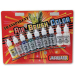 Jacquard Airbrush Color Transparent Exciter Pack - SprayGunner