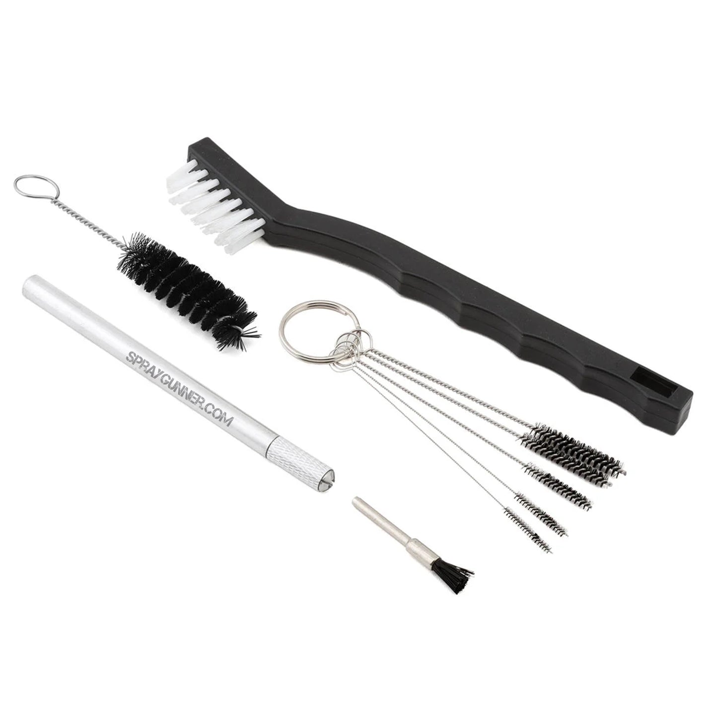 Full Airbrush Cleaning Brush Set by GREX - SprayGunner