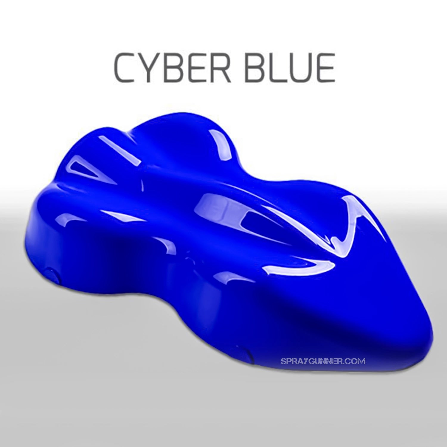 Custom Creative Paints: Flourescent Cyber Blue 1 liter (33.8oz) - SprayGunner