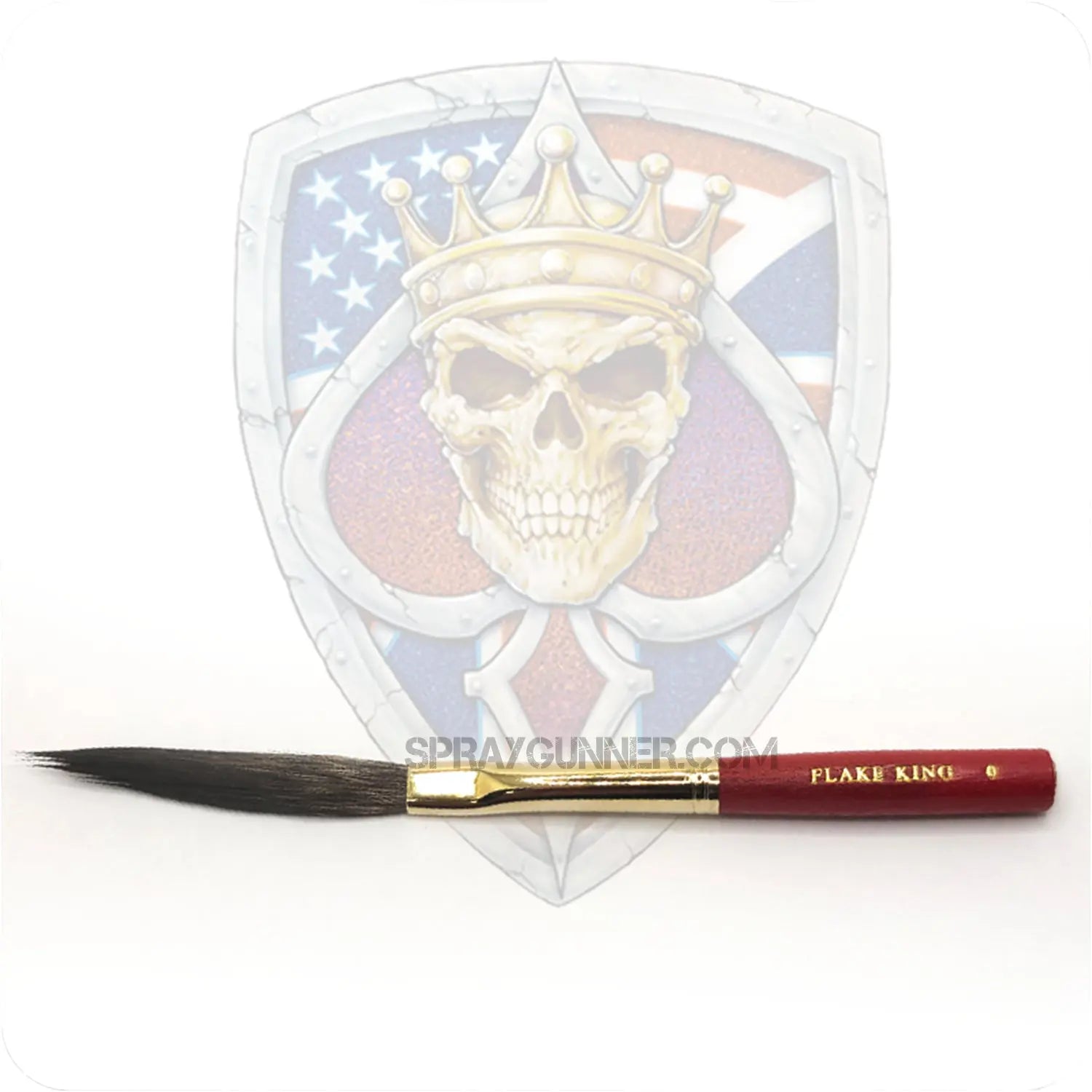 Flake King: Striping Brushes Set (3 ct) in Presentation Tin - SprayGunner