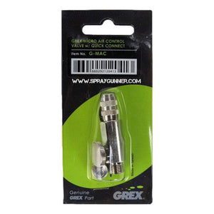 Grex Micro Air Control Valve with Quick Connect