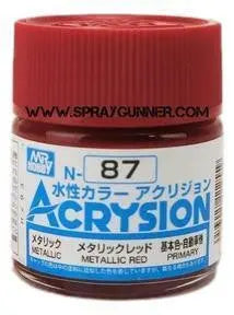 GSI Creos Acrysion: Metallic Red (N-87) GSI Creos Mr. Hobby