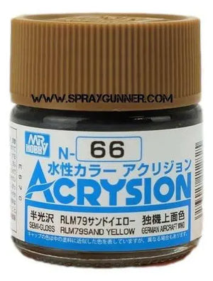 GSI Creos Acrysion: RLM79 Sand Yellow (N-66) GSI Creos Mr. Hobby