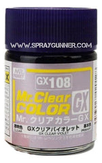 GSI Creos Mr.Clear Color GX: Clear Violet (GX-108) - SprayGunner