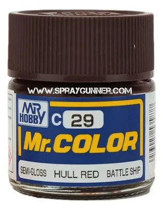 GSI Creos Mr.Color Model Paint: Semi-Gloss Hull Red GSI Creos Mr. Hobby