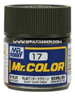 GSI Creos Mr.Color Model Paint: Semi-Gloss RLM71 Dark Green GSI Creos Mr. Hobby
