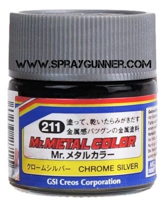 GSI Creos Mr.Metal Color Model Paint: Chrome Silver - SprayGunner