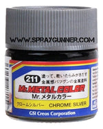GSI Creos Mr.Metal Color Model Paint: Chrome Silver - SprayGunner