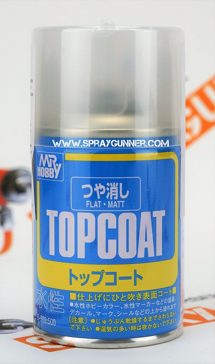 GSI Creos Mr.Top Coat Aerosol: Flat (matte) - SprayGunner