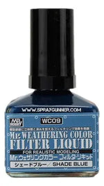 GSI Creos Mr.Weathering Color Model Paint: Filter Liquid Shade Blue GSI Creos Mr. Hobby