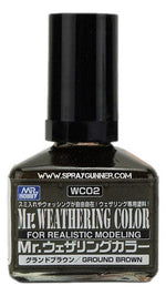 GSI Creos Mr.Weathering Color Model Paint: Ground Brown - SprayGunner