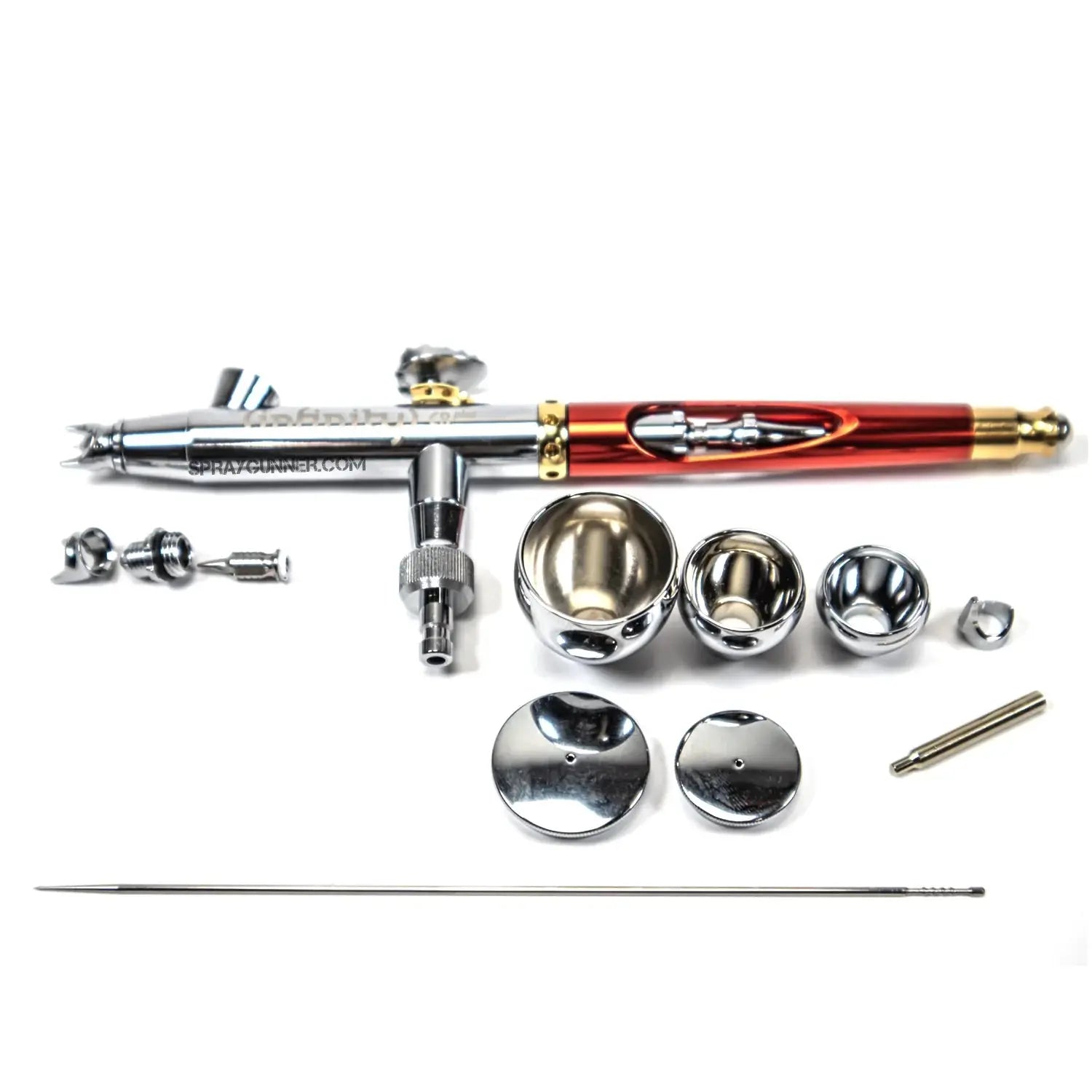 Infinity 2024 Airbrush - Titanium Nozzle Precision | 2in1 Features Infinity 2024 Airbrush - Titanium Nozzle Precision | 2in1 Features
