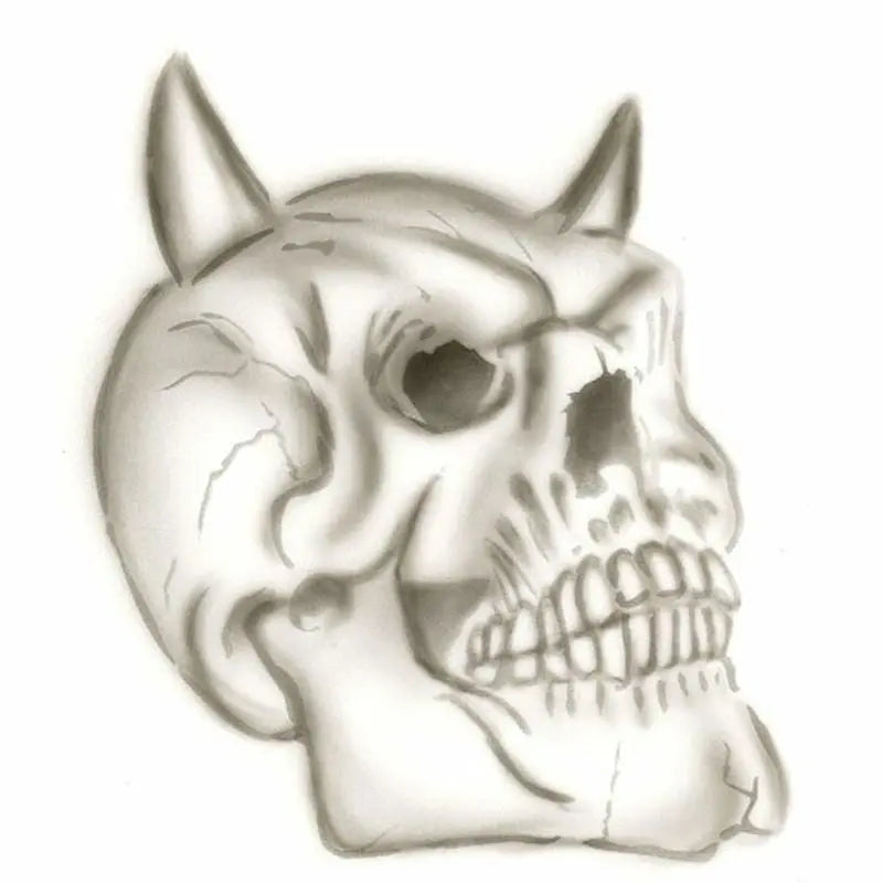 Harder and Steenbeck Airbrushing stencil set "Skull" Harder & Steenbeck