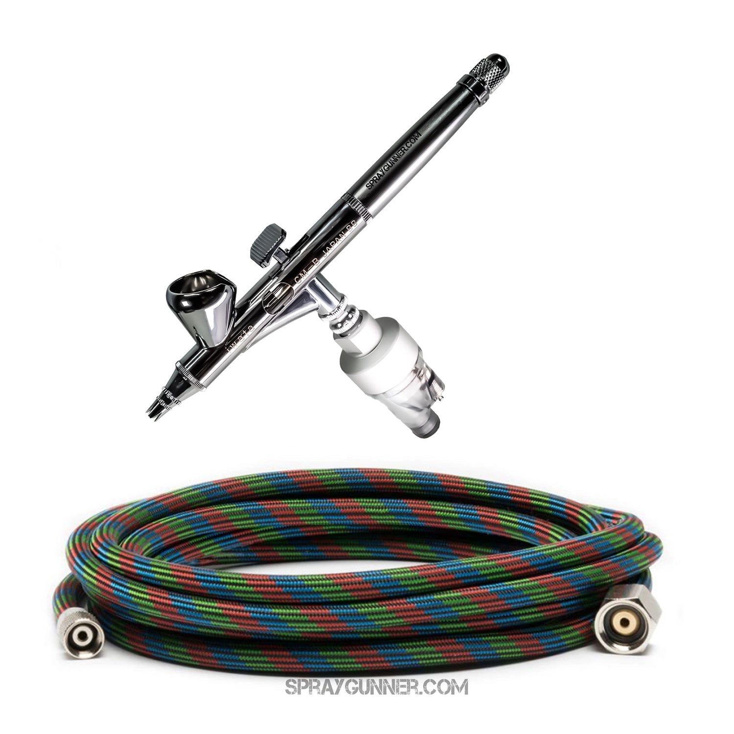 Iwata Micron CM-B Custom Gravity Feed Dual Action Airbrush - SprayGunner