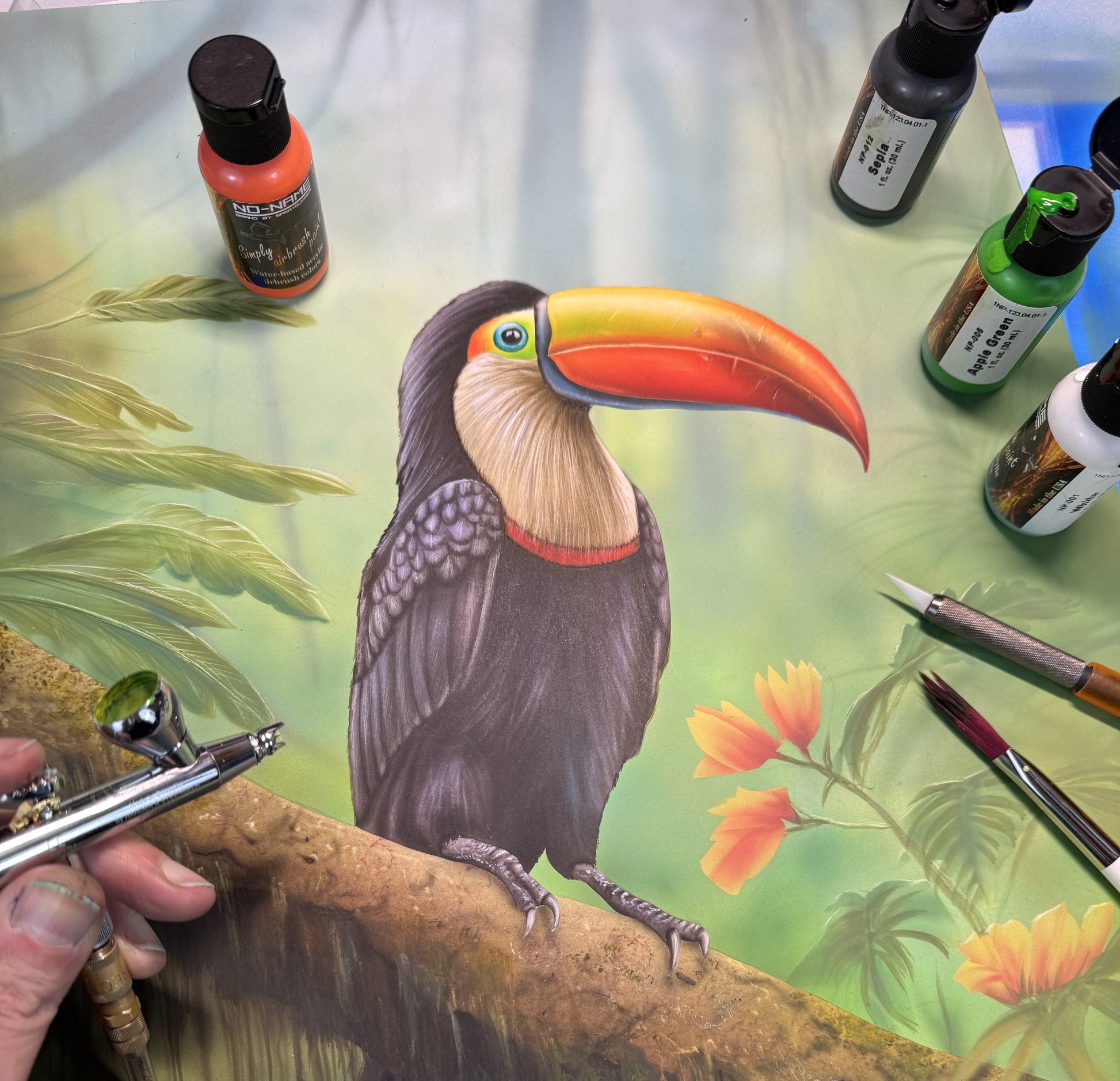 Simply Airbrush Paint Set For Beginners - SprayGunner