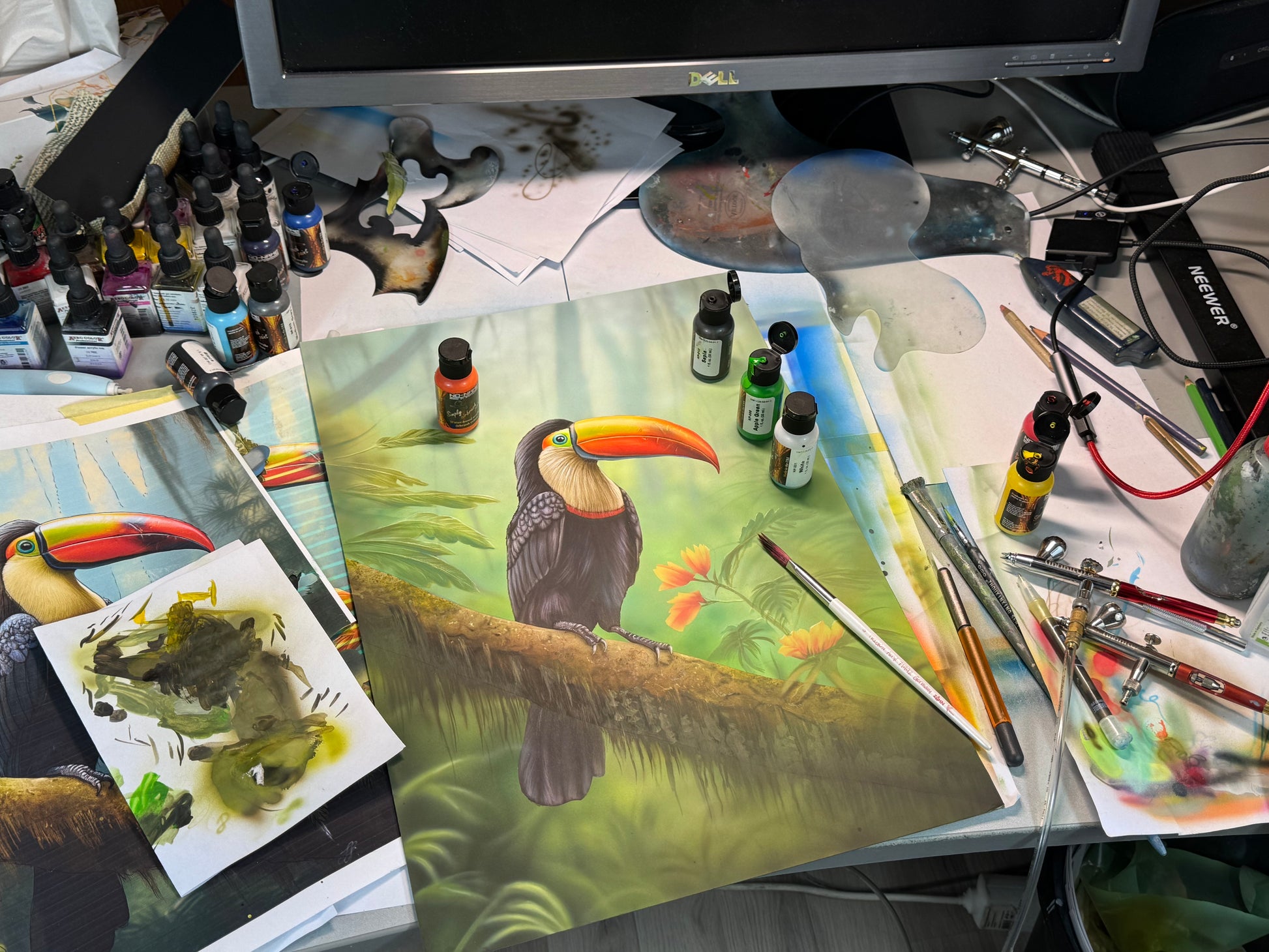 Simply Airbrush Paint Set For Beginners - SprayGunner