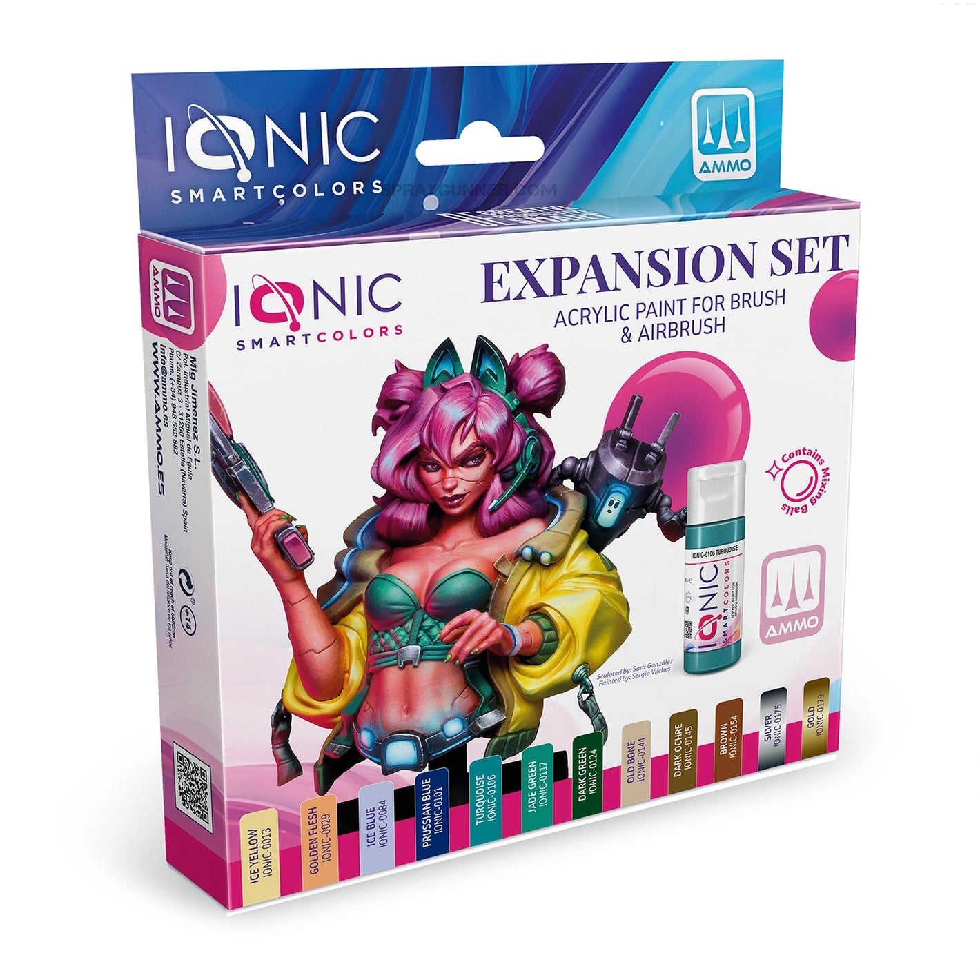 IONIC Expansion Acrylic Paint Set for figures - SprayGunner