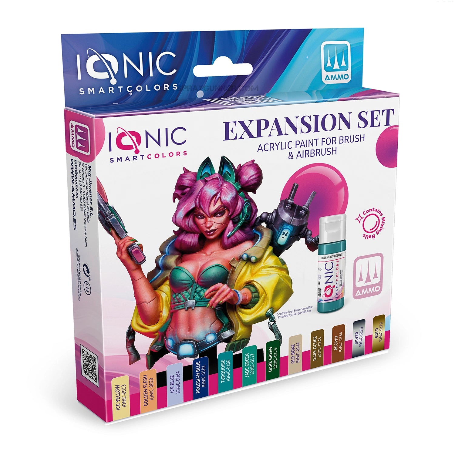 IONIC Flesh Tones Paint Set | Perfect for Skin Shades & Miniatures IONIC Flesh Tones Paint Set | Perfect for Skin Shades & Miniatures
