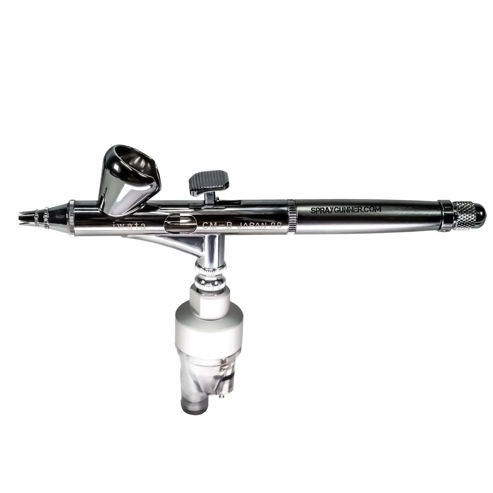 Iwata Micron CM-B Custom Gravity Feed Dual Action Airbrush - SprayGunner