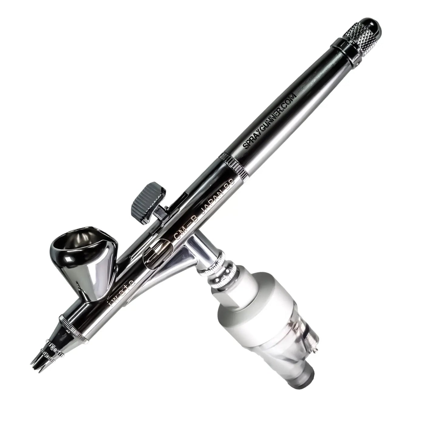 Iwata Micron CM-B Custom Gravity Feed Dual Action Airbrush - SprayGunner