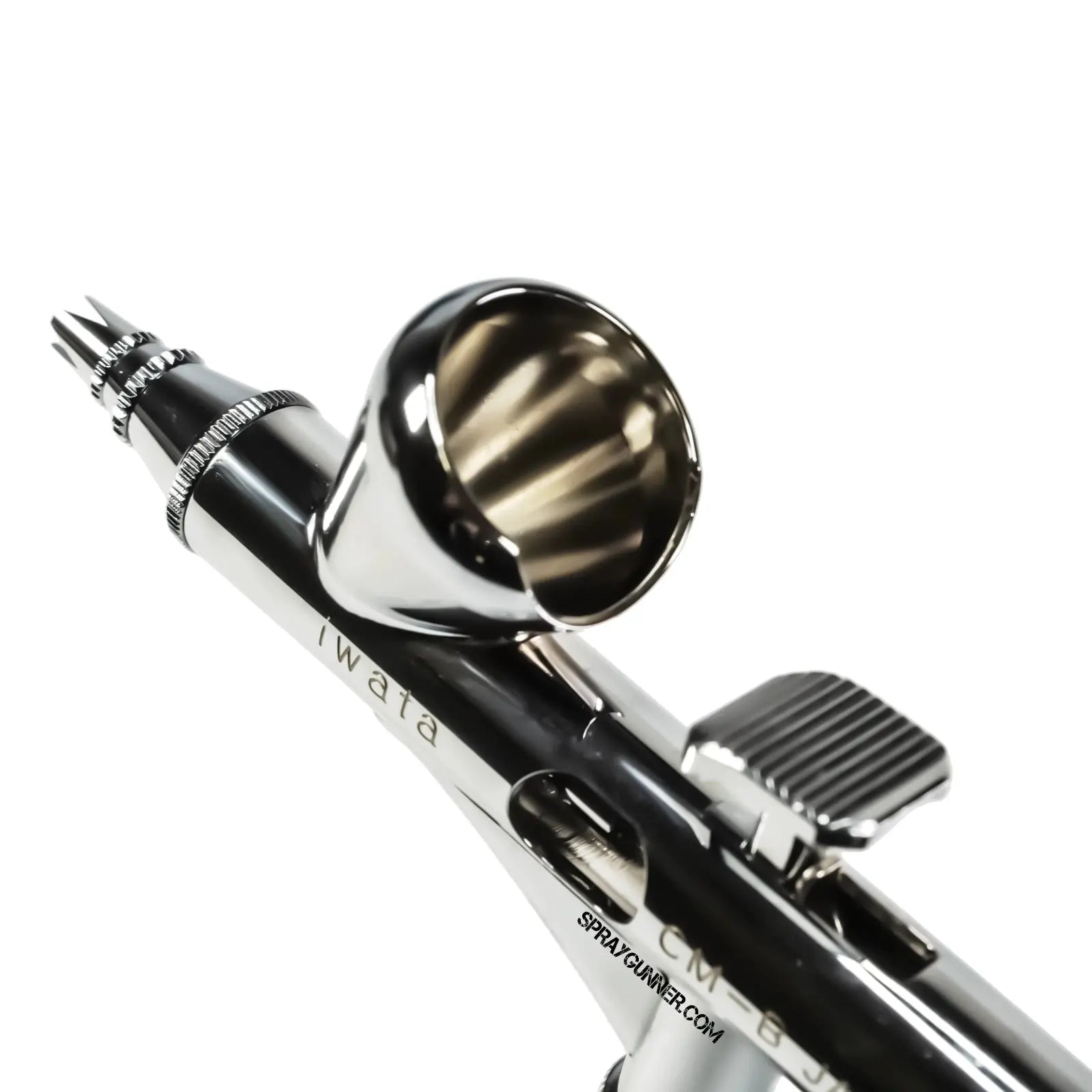 Iwata Micron CM-B Custom Gravity Feed Dual Action Airbrush - SprayGunner