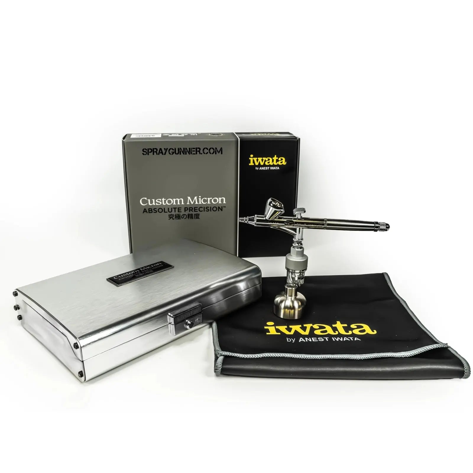 Iwata Micron CM-B Custom Gravity Feed Dual Action Airbrush - SprayGunner