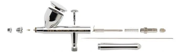 Iwata Revolution HP-CR3 Gravity Feed Dual Action Airbrush - SprayGunner
