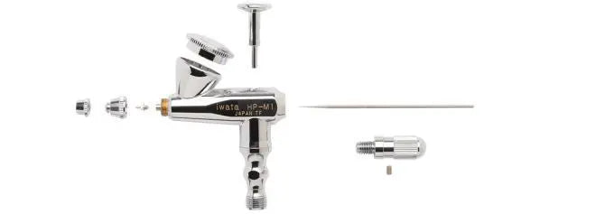 Iwata Revolution HP-M1 Gravity Feed Single Action Airbrush - SprayGunner