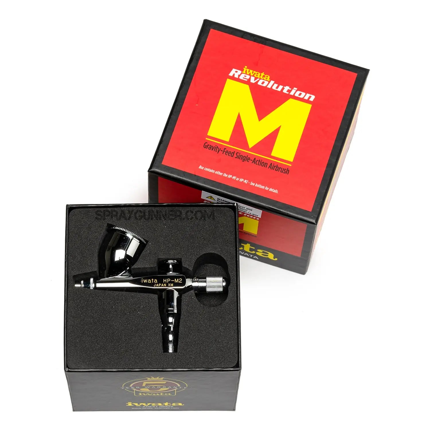 Iwata Revolution HP-M2 Gravity Feed Single Action Airbrush Iwata