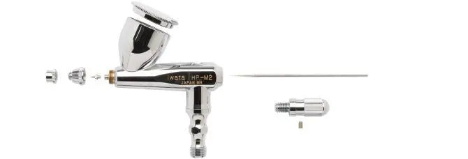 Iwata Revolution HP-M2 Gravity Feed Single Action Airbrush - SprayGunner