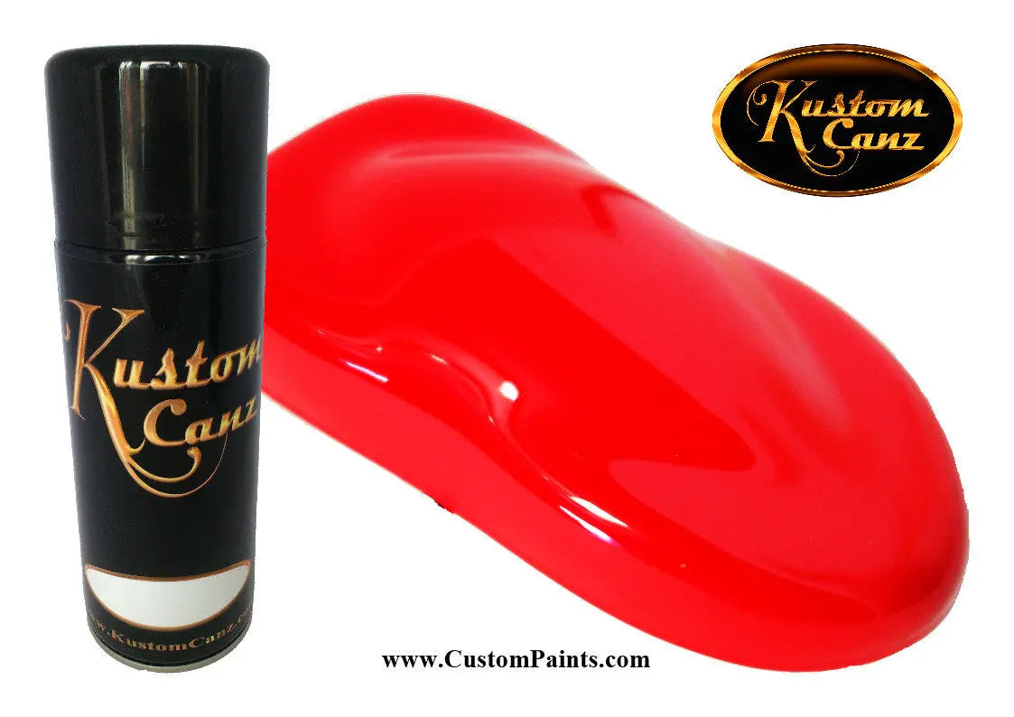 Kustom Canz Base Red Aerosol (Damaged Label) - SprayGunner