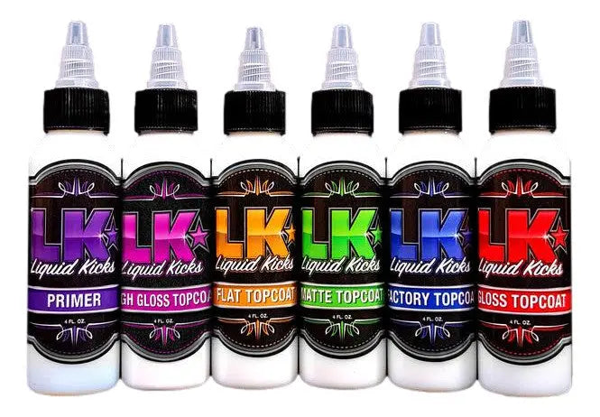 Liquid Kicks LK SHOES 6 Pack Leather top coat Sealer Starter Pack - SprayGunner